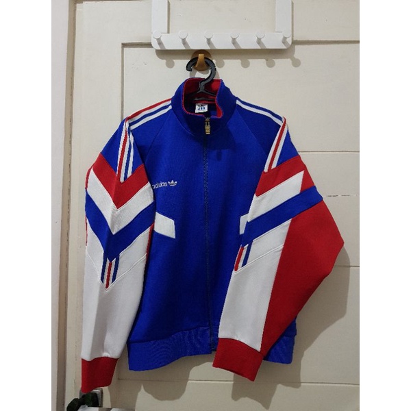 Jaket Tracktop Adidas X Descente Vintage Colors Block