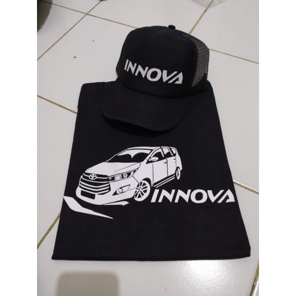 KSK Kaos mobil Toyota kijang Innova gratis topi TERLARIS