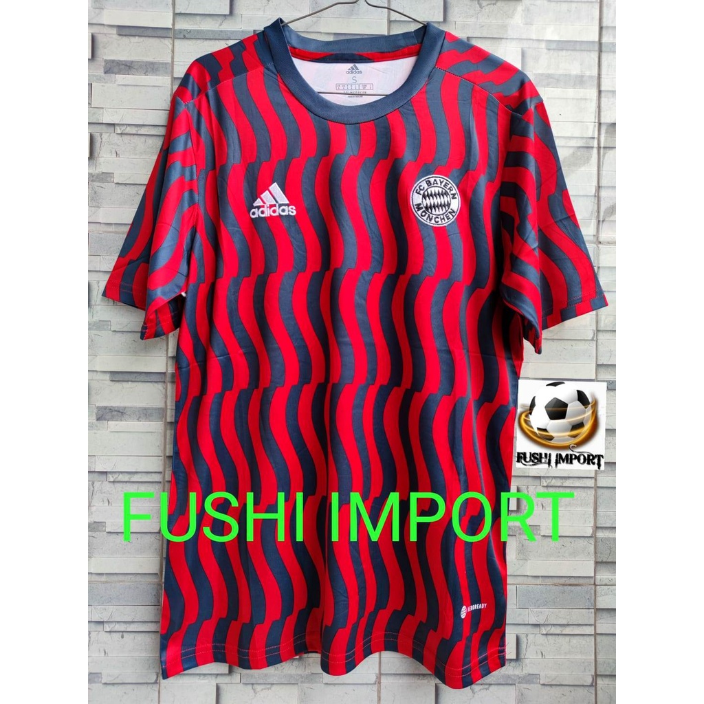 Jersey Baju Bola Munchen Training Salur 2022 2023 Grade Ori