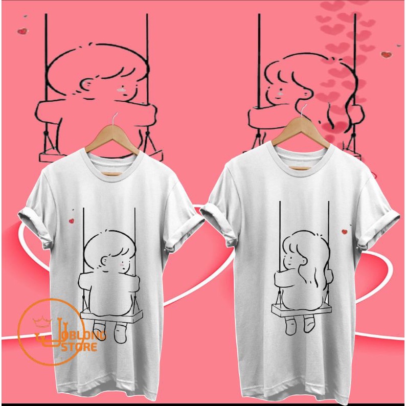 kaos couple lucu/baju pasangan