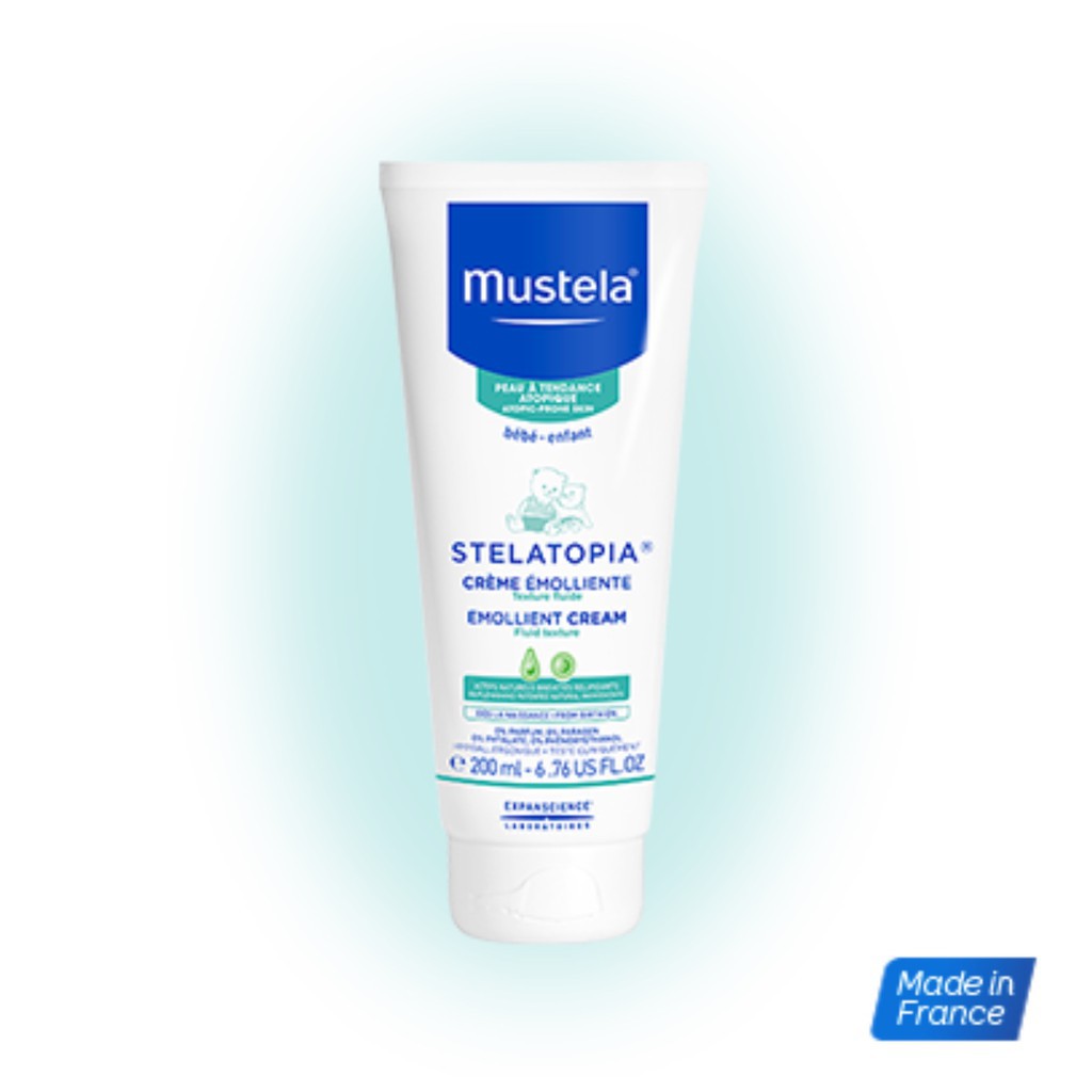 Mustela Stelatopia Emollient Cream / Krim Kulit Bayi - 200 ml