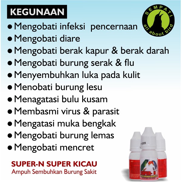 40+ Super n obat burung sakit terupdate