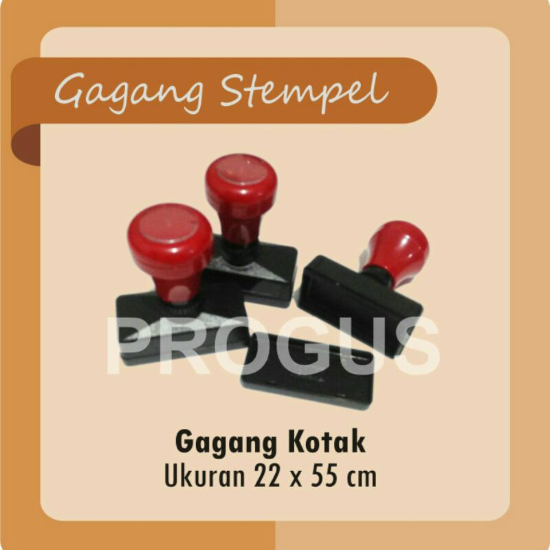 

Gagang Stempel Flash Otomatis Kotak Ukuran 22 x 55 mm