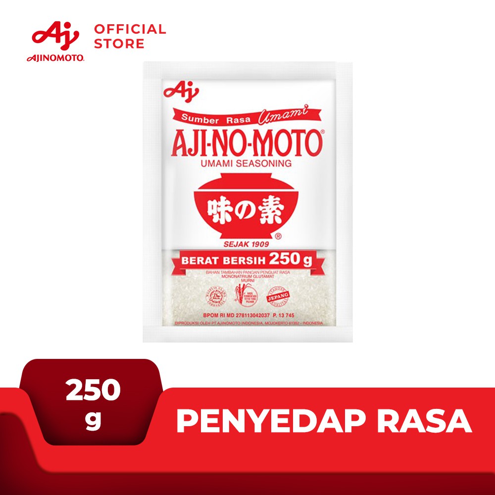 

AJI-NO-MOTO® Penyedap Rasa MSG Ajinomoto 250g