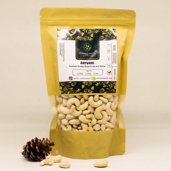

500GM SUPER W240 CASHEW / KACANG METE RAW& ROASTED(salted/unsalted )