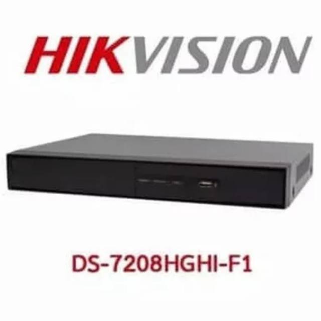 DVR 8 channel HIKVISION DS 7208 HGHI F1  CAMERA CCTV BERGARANSI MURAH