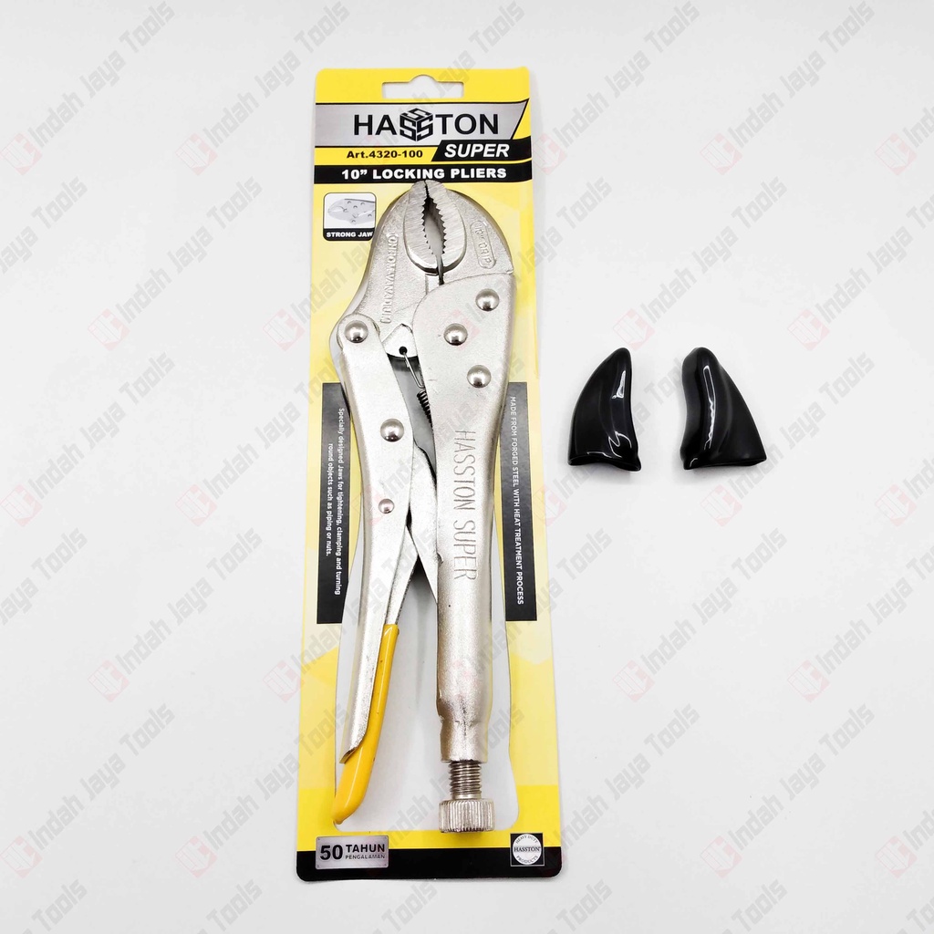 HASSTON 4320-100 Tang Buaya Bulat 10 Inch - Tang Jepit Klem Vice Grip