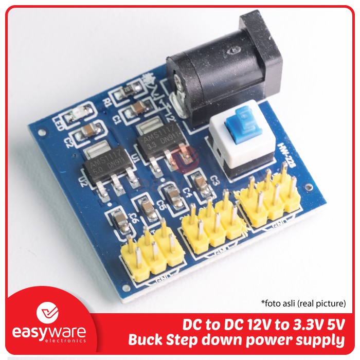 DC to DC 12V to 3.3V 5V Buck Step down power supply module