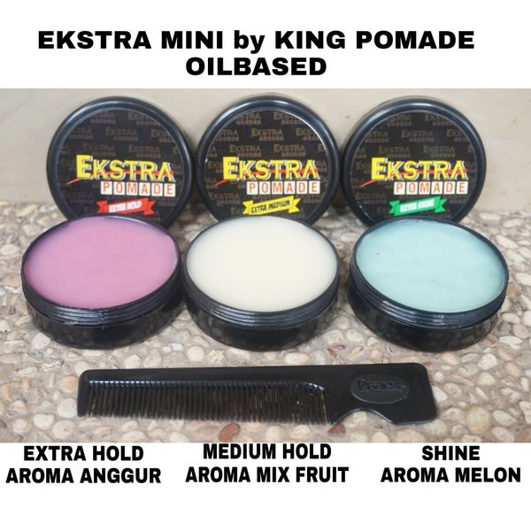 

Promo EKSTRA POMADE MINI AROMA BUAH by KING POMADE GROUP Terlaris