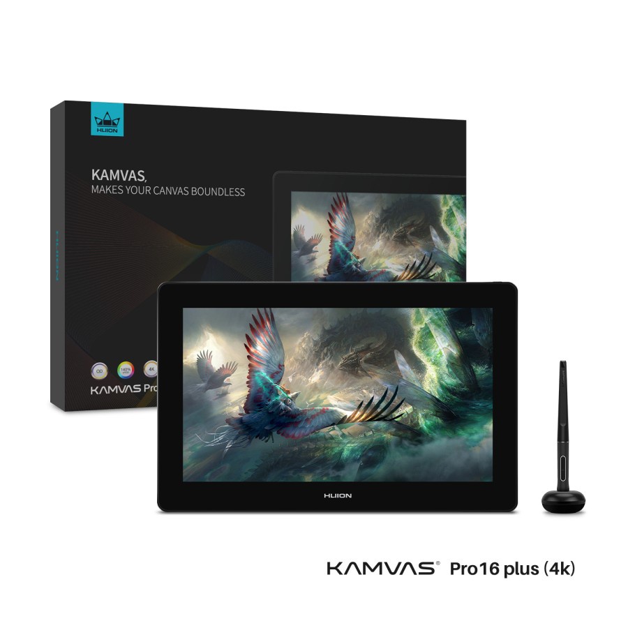 HUION KAMVAS PRO 16 4K Graphic Pen Display Garansi