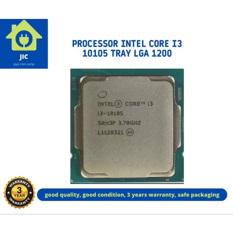 PROCESSOR INTEL CORE I3 10105 TRAY LGA 1200