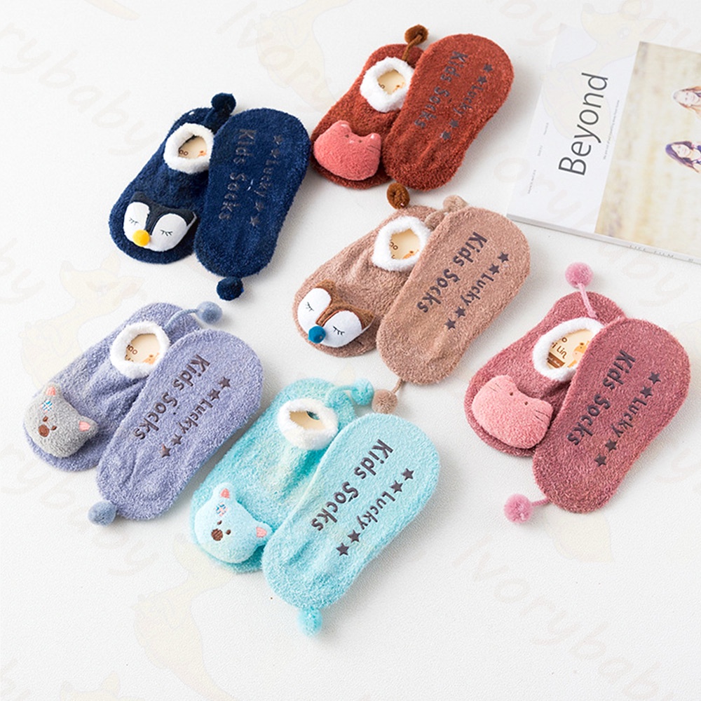 Ivorybaby Kaus kaki bayi lembut baby shoes kaos kaki anak bahan katun