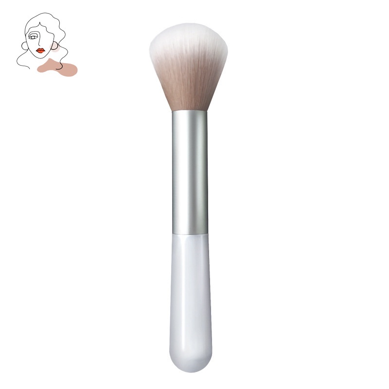 Brush Makeup Portable Untuk Blush Highlighter Dan Bedak