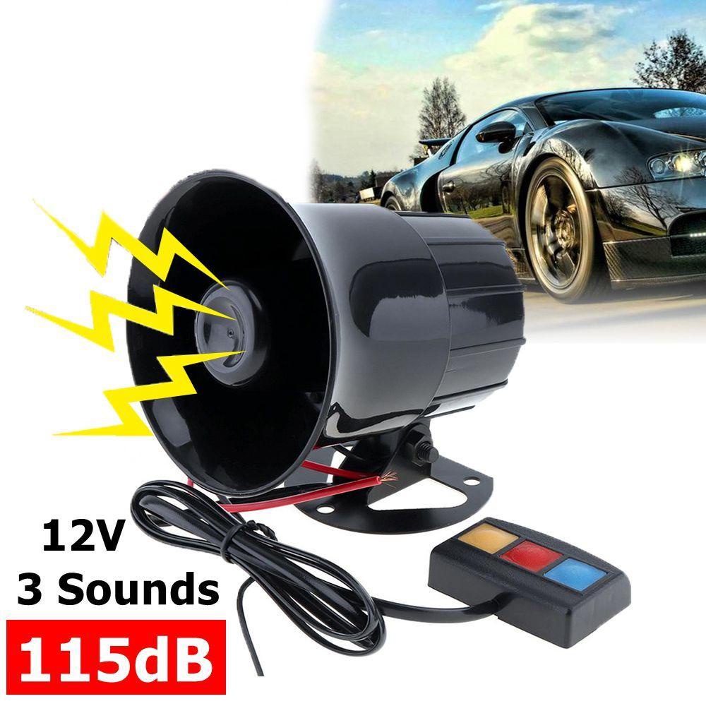 Populer 12V 30W 3suara Speaker Tahan Lama Suku Cadang &amp; Aksesoris Penggunaan Multifungsi Speaker Keras Untuk Auto Mobil Kendaraan Megaphone Peluit Darurat Emergency Sound Amplifier