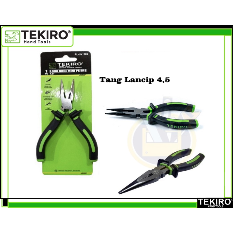 TEKIRO Tang Lancip Mini 4.5&quot; 4,5 Inch Long Noise Pliers / Tang Lancip Mini 4.5&quot; Inch