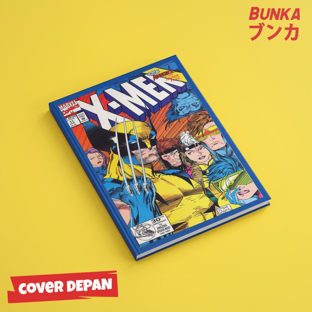 

Notebook Hardcover Marvel Xmen Klasik 02 Ukuran A5 Buku Tulis Catatan Note Agenda Planner Jurnal Notebook Gift Couple