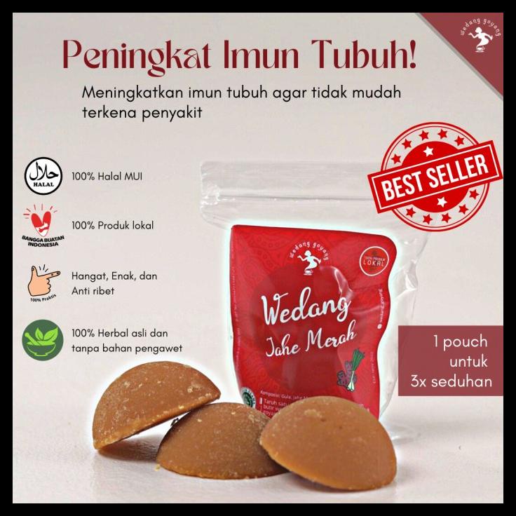

DISKON TERBATAS !!! WEDANG JAHE MERAH / WEDANG GOYANG / JAHE MERAH / JAHE INSTAN (10PACK) TERLARIS