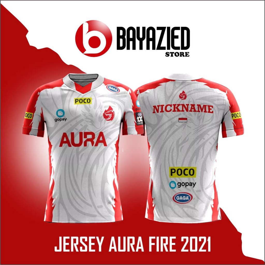 Jersey Aura Fire white edition 2021
