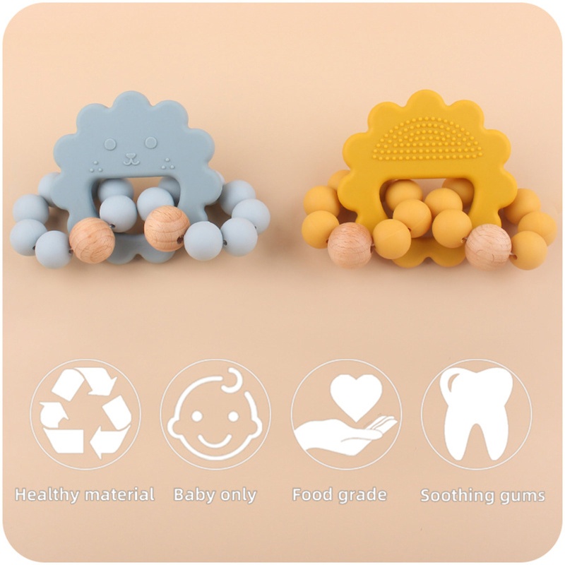 Mary Mainan Teether Bayi Newborn Bahan Silikon