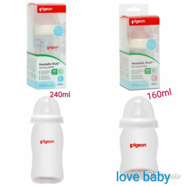 Botol pigeon pp wide neck. 160 dan 240ml