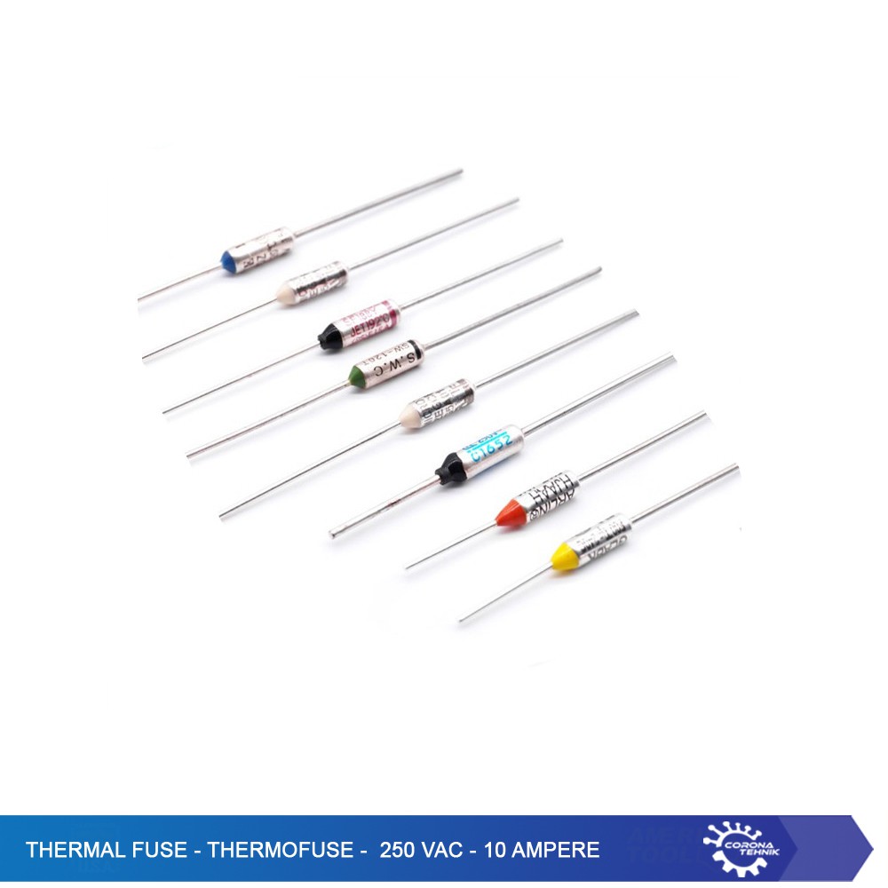 Thermal Fuse - Thermofuse - 250 VAC - 10 Ampera