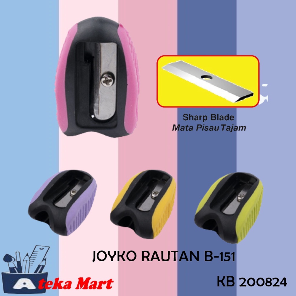 

[PCS] JOYKO SHARPENER B-151/RAUTAN PENSIL/OROTAN