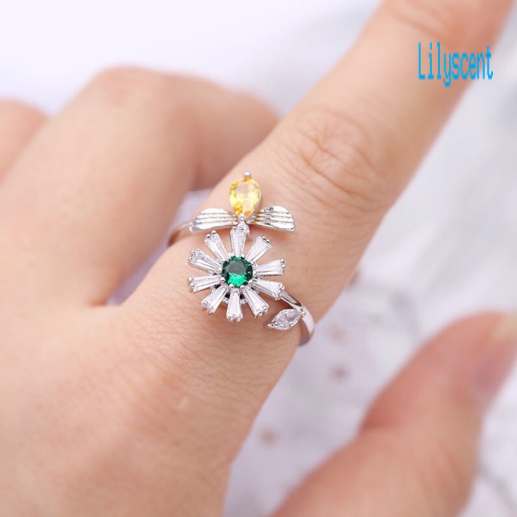 Cincin Model Putar Dapat Disesuaikan Untuk Unisex