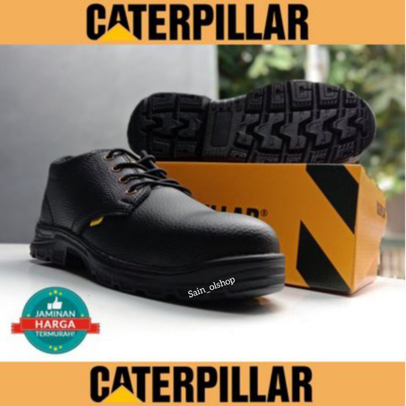 Sepatu Safety Boots Pria Sepatu Safety Pria Tali Ujung Besi