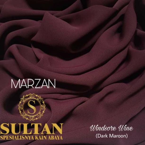 50CM MARZAN DARK MAROON POLOS KAIN ANTI UV SULTAN –PS.02Jn22ᵁ
