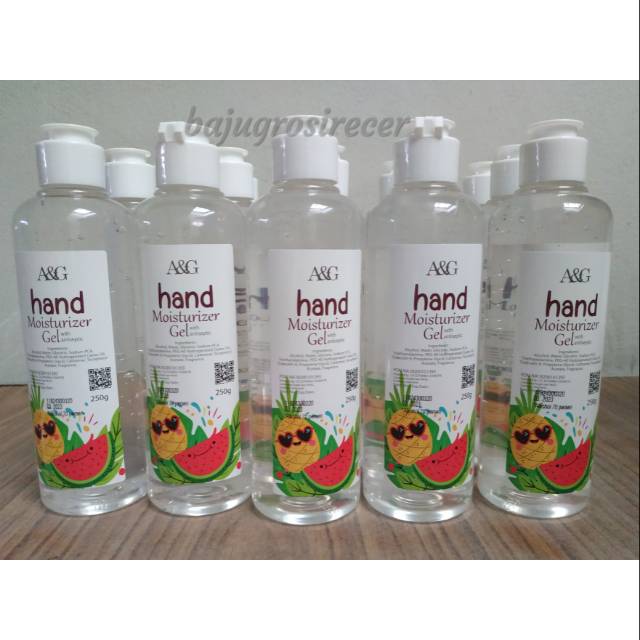 Hand Sanitizer Handsanitizer Aseptic Gel 250 ml a&g / Hand