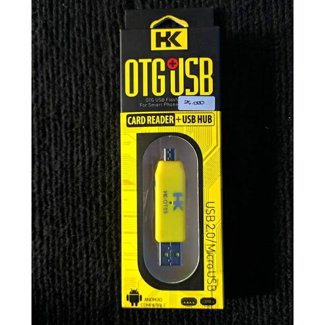 HK OTG USB ( CABLE READER + USB HUB )