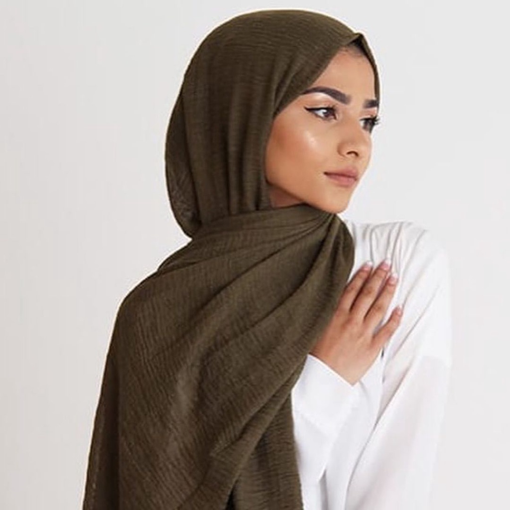 Pashmina Crinckle Ombre Rawis Pashmina Kusut Turki PASHMINA CRINKLE