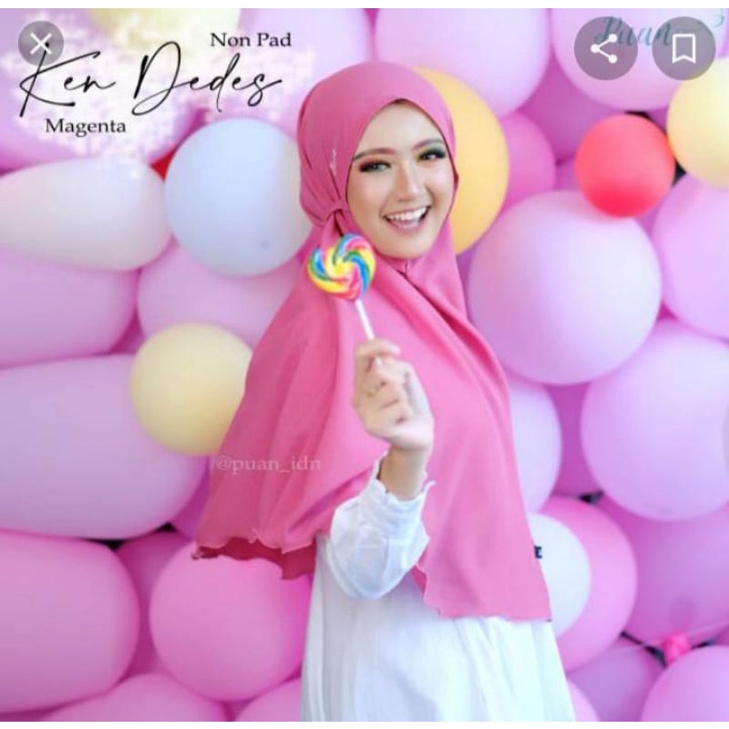 Hijab PUAN/KENDEDES NON PED/PUAN INDONESIA/PUAN KEBUMEN