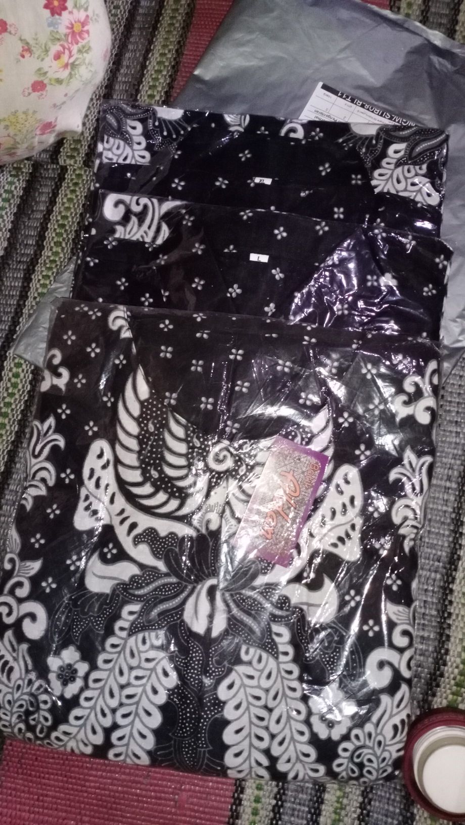 Maura Couple - Sania Ruffle Batik Couple Ori Ndoro Jowi Garansi Termurah Motif Gurita Putih  Dnt