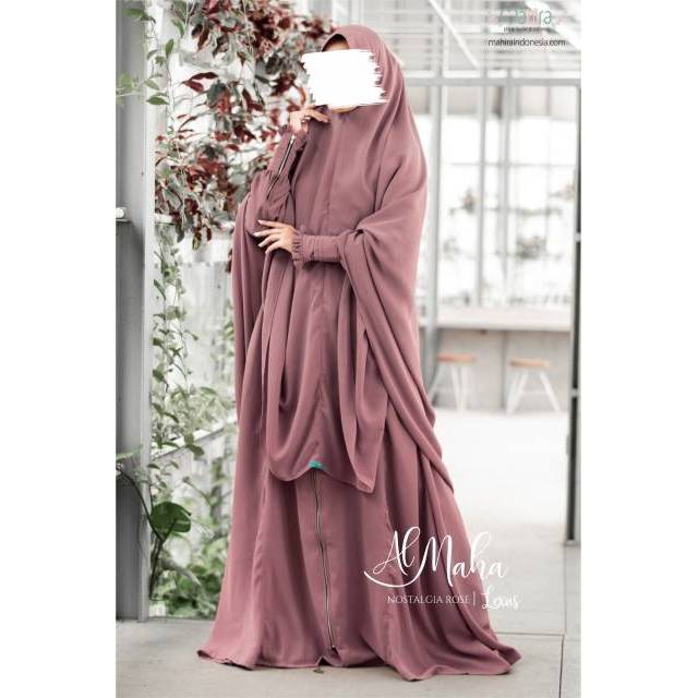 Set Gamis Syari Al Maha Lexus (Reborn Magnolia)