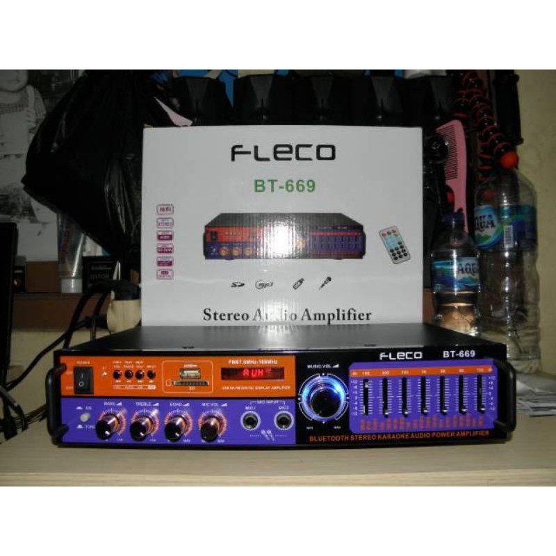 Fleco Audio Power Amplifier BT-669 TERBARU.