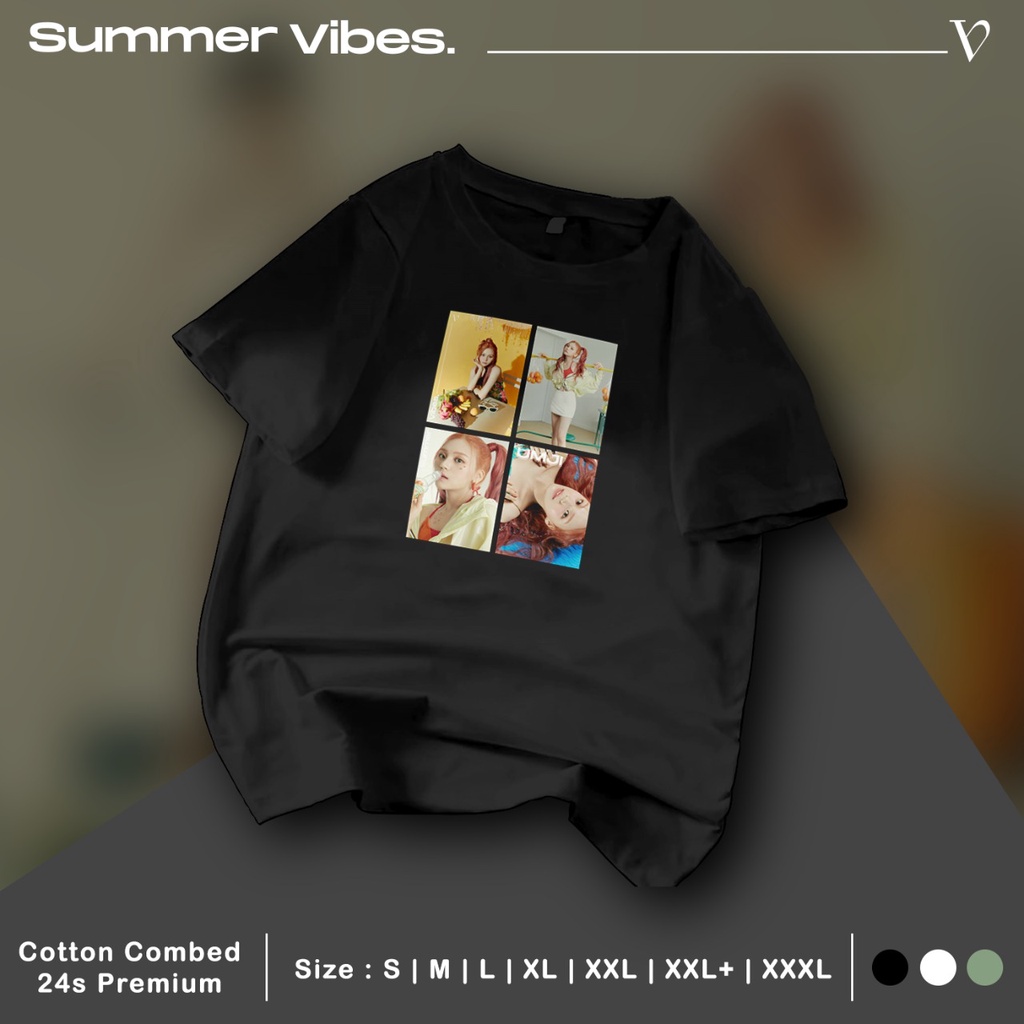 Pretty Savage - Kaos Oversize Viviz Umji Summer Vibe Photo