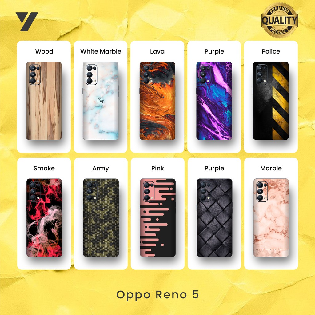 Skin / Garskin Oppo Reno 5 Fullbody - FREE CUSTOM | Shopee