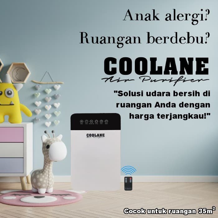 COOLANE Air Purifier HEPA Filter Penyaring Udara - H10 karbonaktif