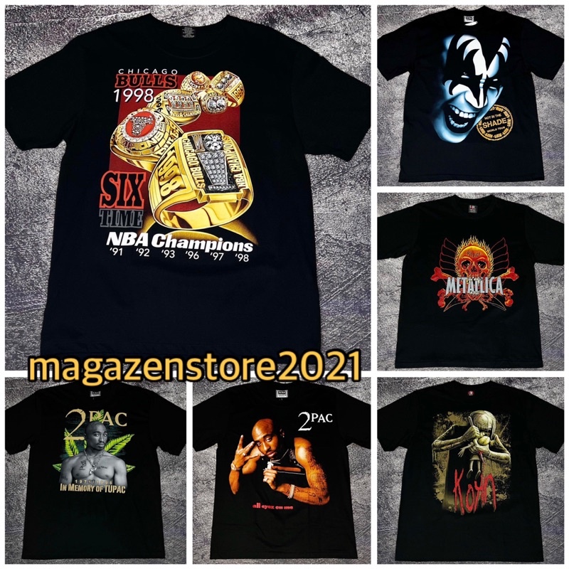 KAOS BAND BOOTLEG THAILAND VINTAGE TEE OVERSIZE PREMIUM TSHIRT PRIA WANITA