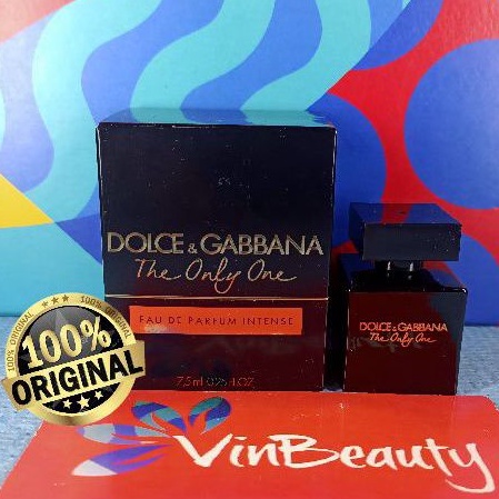 Miniatur Parfum OriginaL Dolce &amp; Gabbana The Only One EDP Intense 7.5 ml For Women Murah