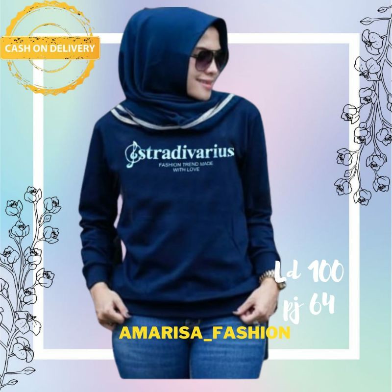 kaos lengan panjang wanita hijab