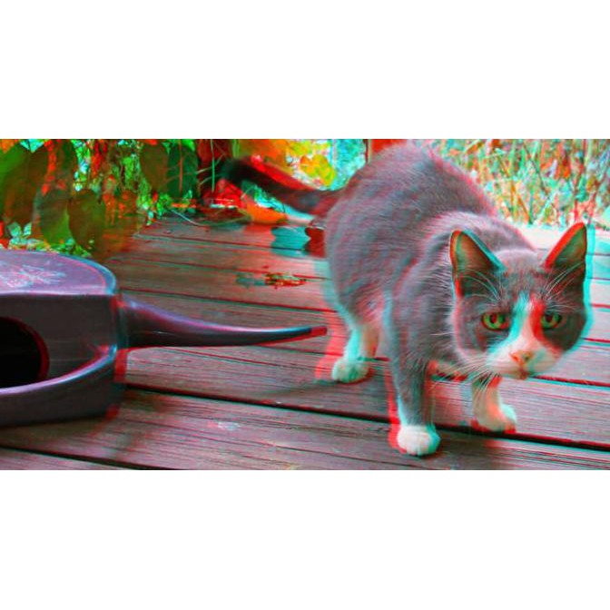 {Promo} 3D Glasses Kacamata Kaca Mata Frame Plastik Nvidia Vision Red Cyan