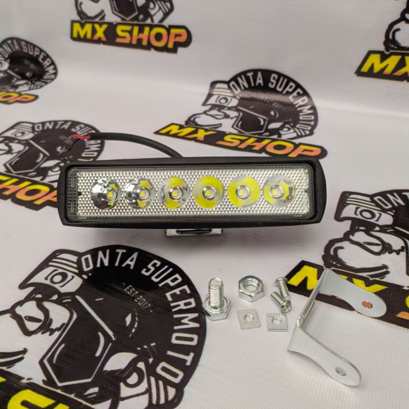 Set papan crf 250 + lampu led bar 6 mata pnp klx crf dtracker-4