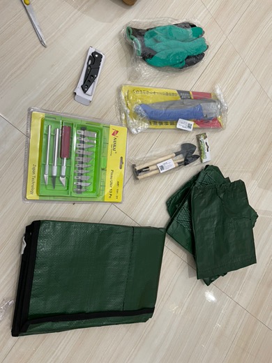 Pisau Bonsai Kelapa / Alat Ukir Seni 13 Set 3 Pegangan (nankai)