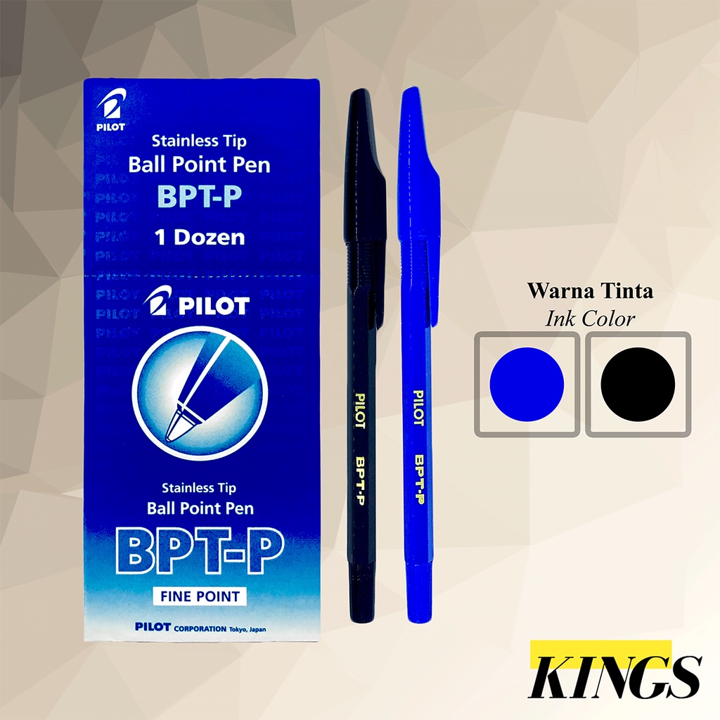 

12 PCS Pilot Ball Point / Pen / Pena / Bolpen / Pulpen BPT-P