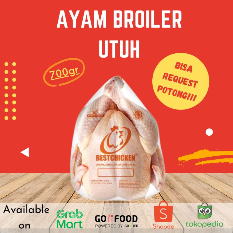 

Daging Ayam Boiler 700 gram (0,7 gr)FREE POTONG