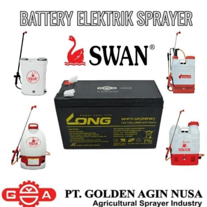 Accu batrai sprayer elektrik swan,Aki sprayer