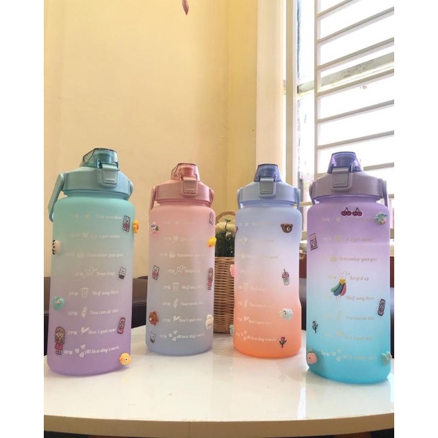 TUMBLR BOTTLE 2 LITER (Motivasi Minum)