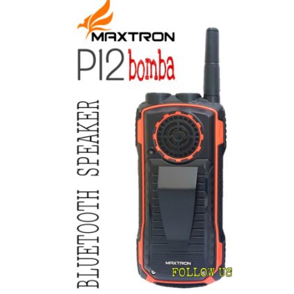 MAXTRON P12 BOMBA - HP Antena - HP Powerbank - Bluetooth Speaker - HP MAXTRON P12i BOMBA - HP GUNUNG
